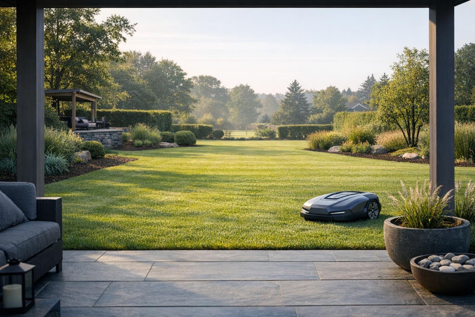 Choosing a Robot Lawn Mower: Measure the Lawn First.
