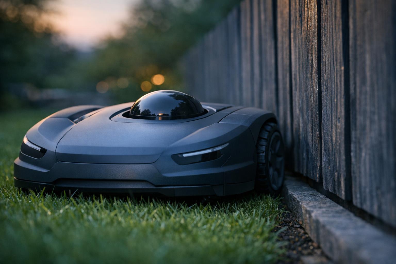Vision: cameras that recognize grass and objects.